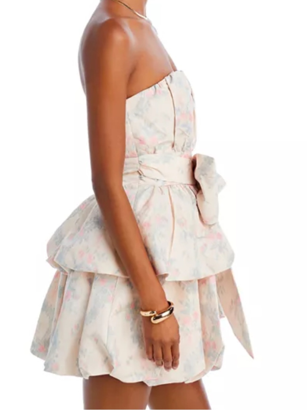 LoveShackFancy Pastel Pink & Light Blue Floral Dress - Picture 10 of 11